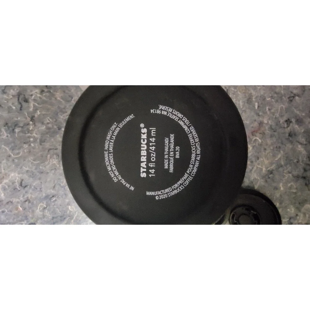 Starbucks 2020 Gary/Black Speckled Coffee/Tea Mug 14oz